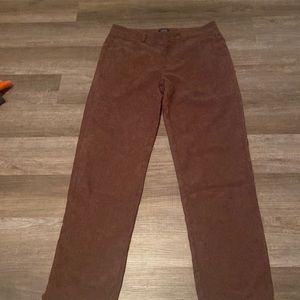 Brown corduroy pants